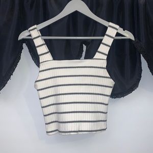 American eagle striped crop top. Size medium